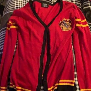 Harry Potter gryffindor cardigan size small
